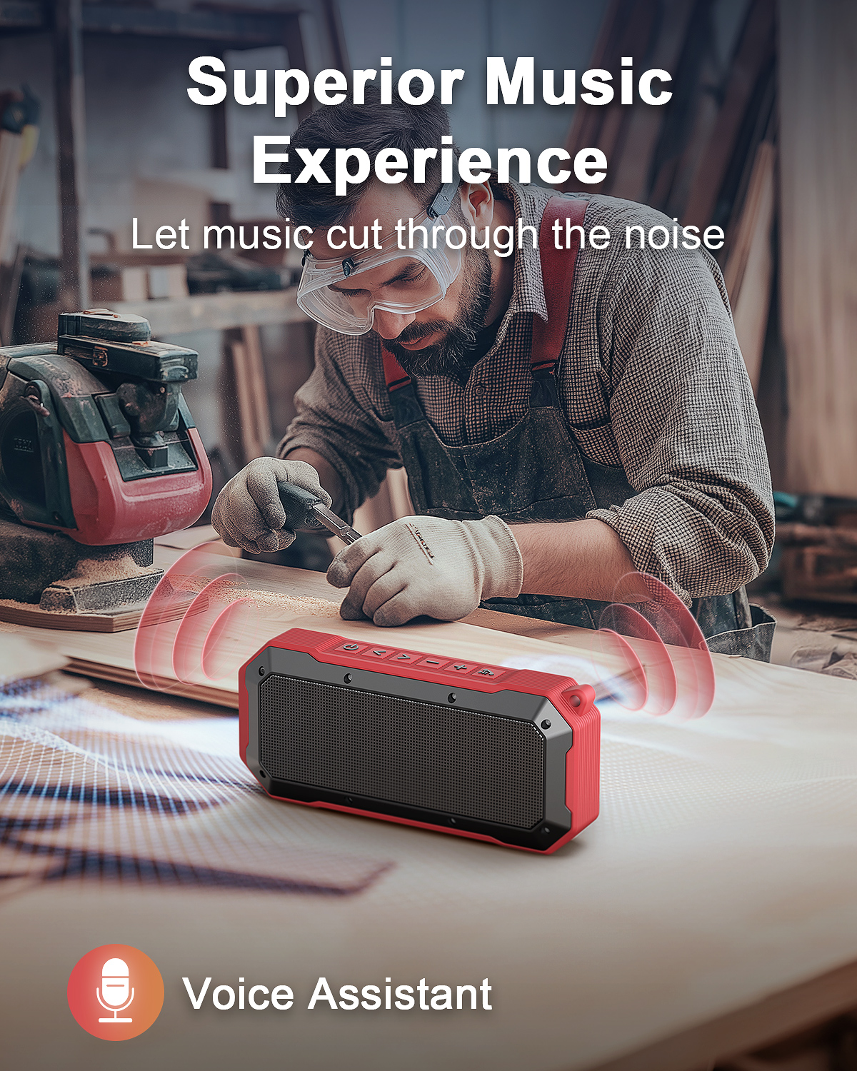 Wireless Jobsite Speaker