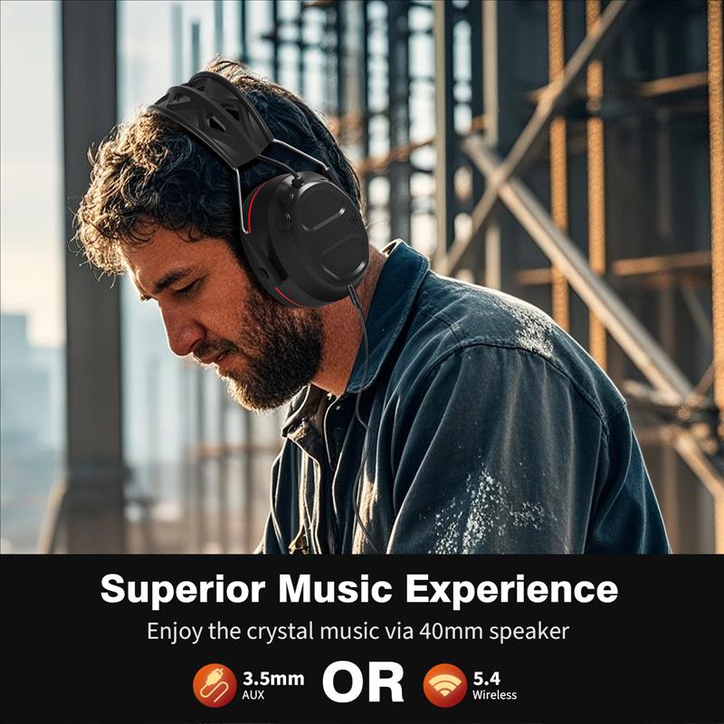 Wireless Hearing Protection Earmuffs