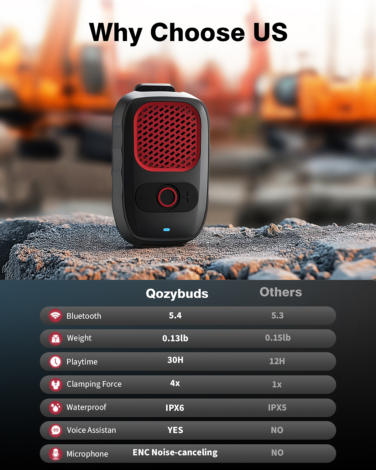 Wireless Jobsite Speaker