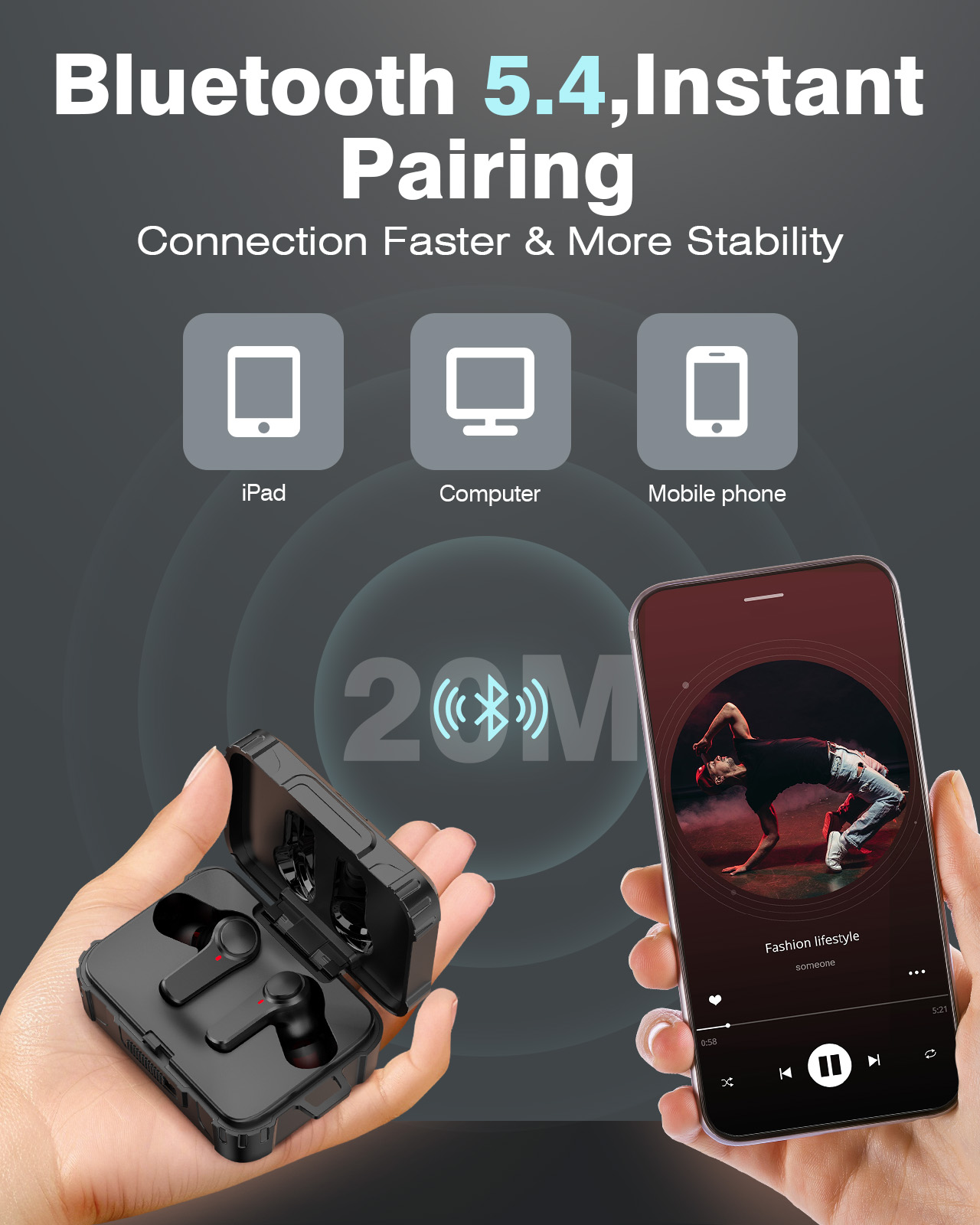 Wireless Hearing Protection Earbuds